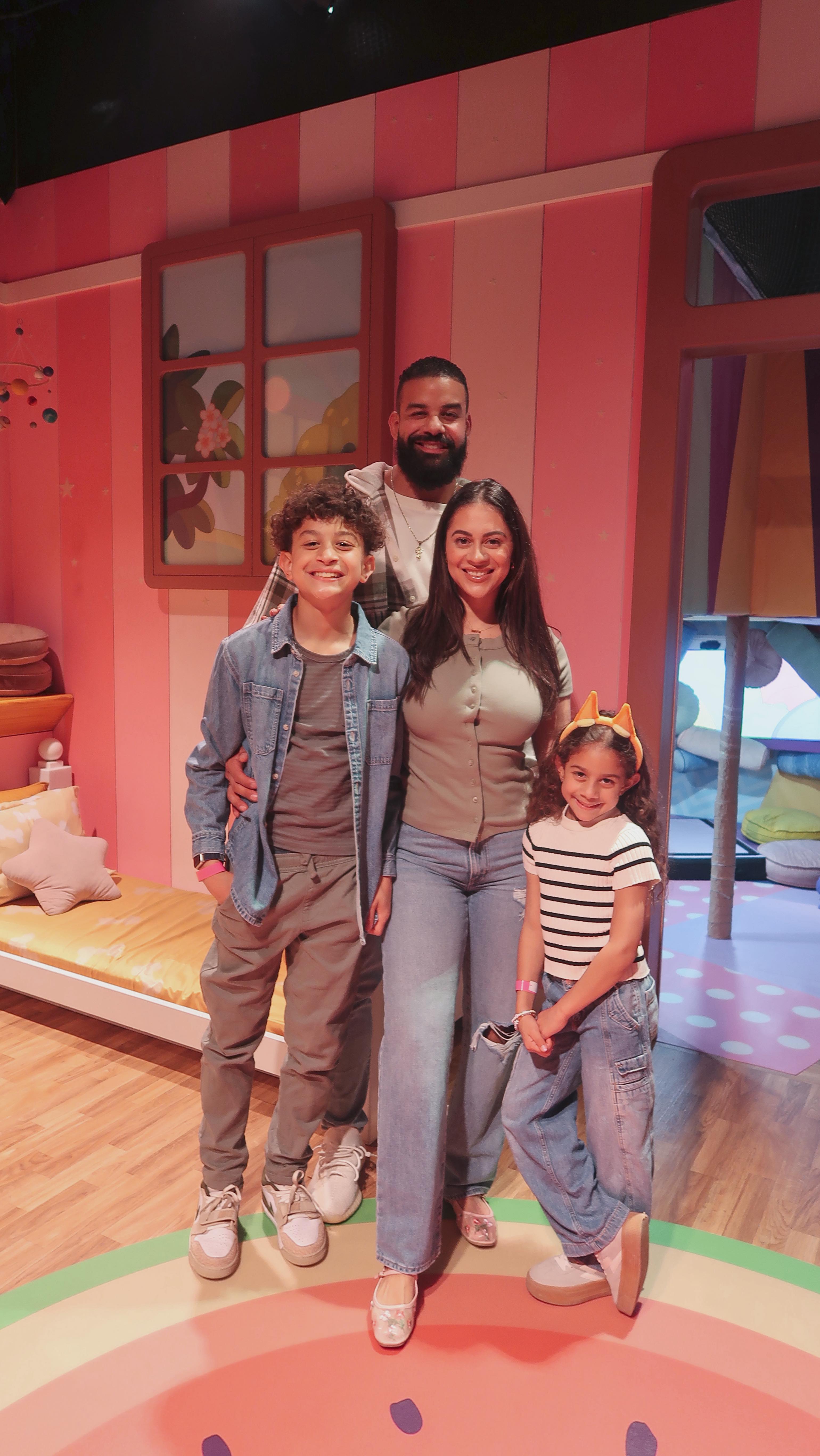 Instagram post by @em.loren_ for Bush's Beans. Caption reads: What do you get when you mix Bluey’s adventures....