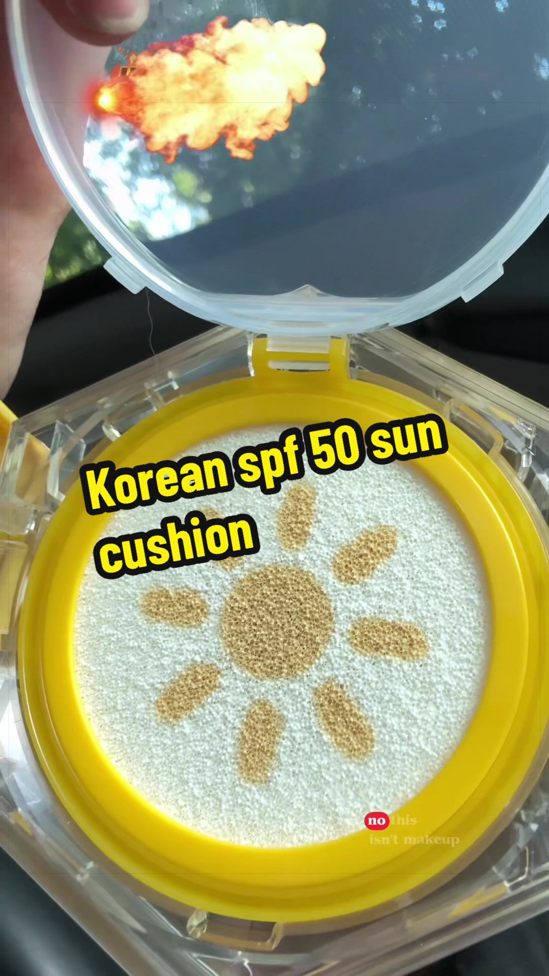 TikTok post by @randiwise3 for ELROEL. Caption reads: [...] #koreanspf #azarinesunscreen #spf50 @ELROEL....