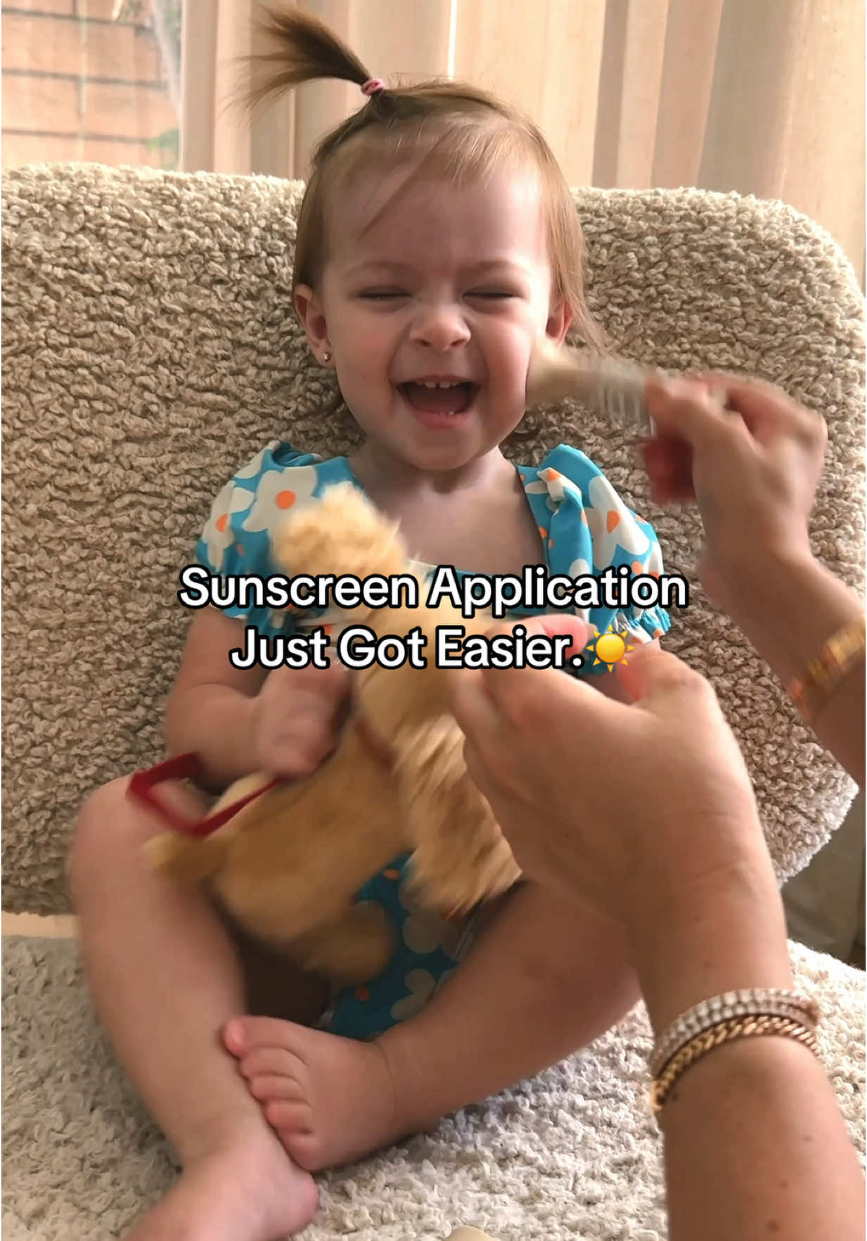 TikTok post by @hayley_larue for Roe Wellness. Caption reads: [...] on your baby or toddler? Not anymore!....