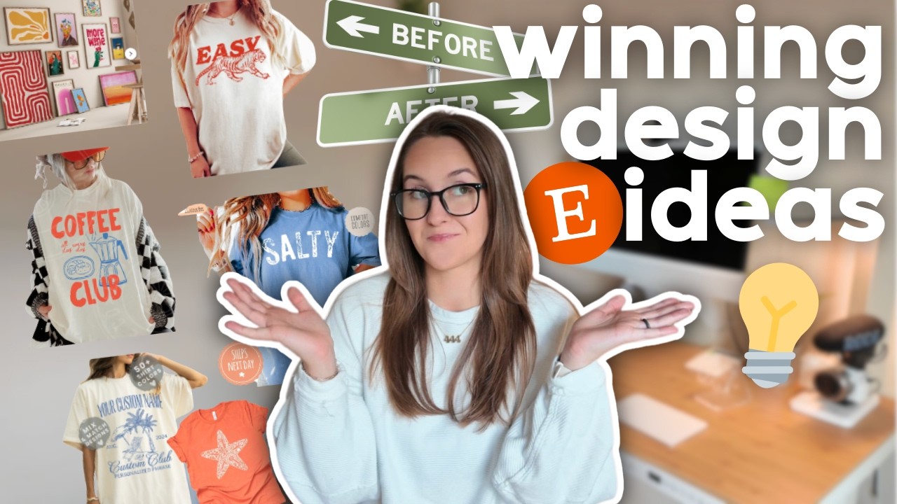 YouTube post by @TaylorPOD for Kittl. Caption reads: how I get my print on demand products to sell on....