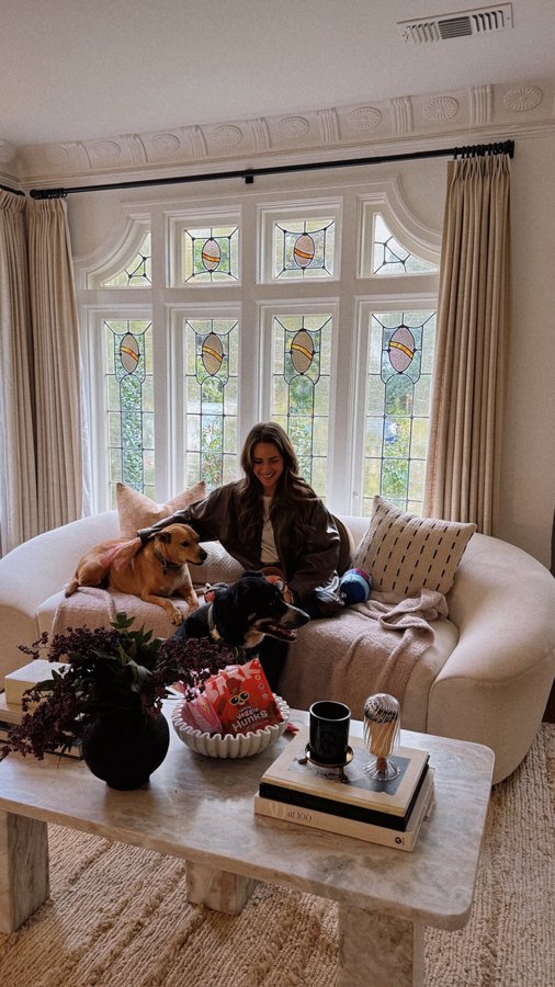 Instagram post by @aloprofile for BarkBox. Caption reads: Our fur babies definitely don’t get the same....