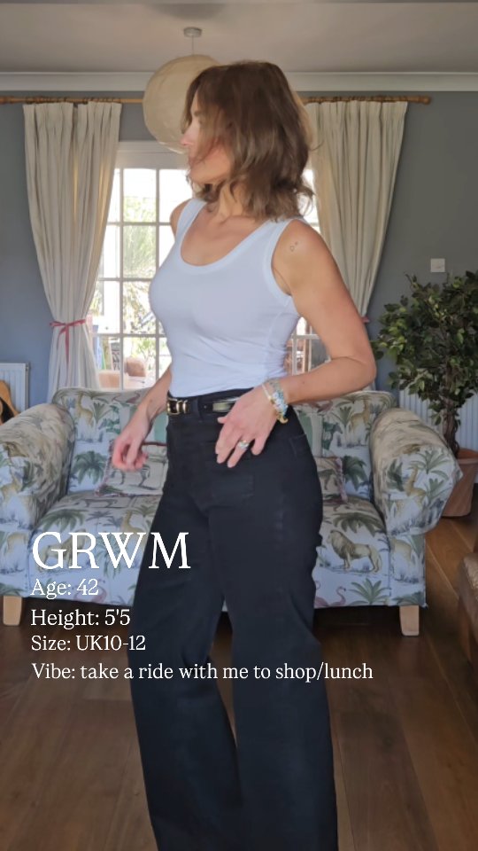 Instagram post by @christinadaydreams for Baukjen. Caption reads: Get ready with me and @baukjen the sustainable....