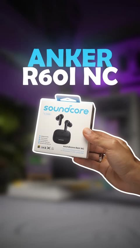 Instagram post by @connected.dz for Soundcore. Caption reads: [...] رأيكم في التعليقات 💬 #tech #anker....