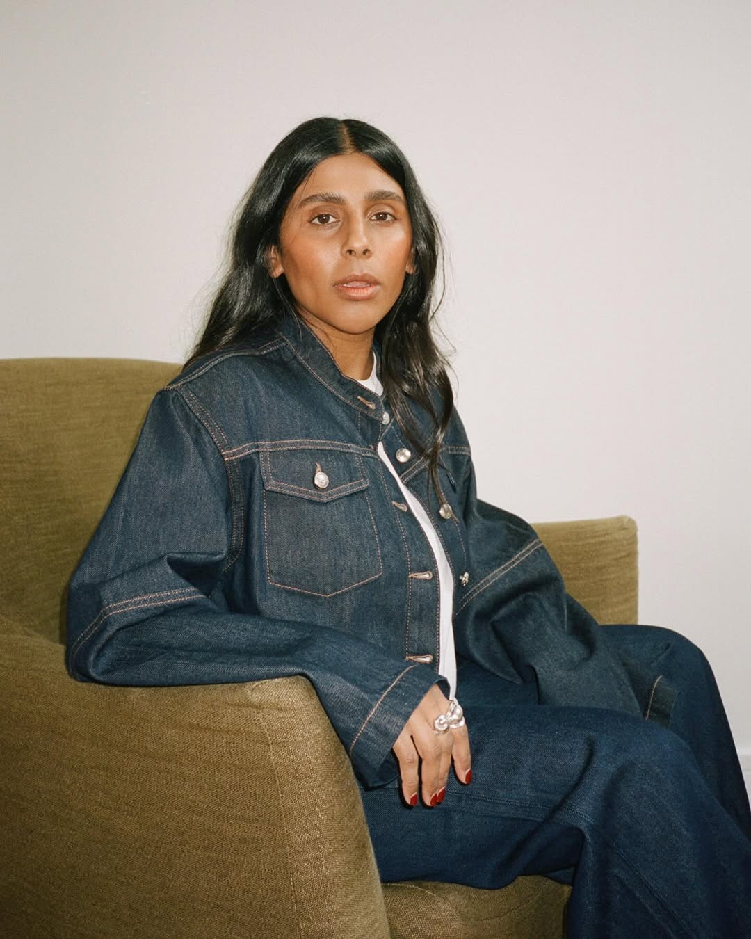 Instagram post by @monikh for madewell. Caption reads: Slow living at home in #ThatOnePair @madewell....