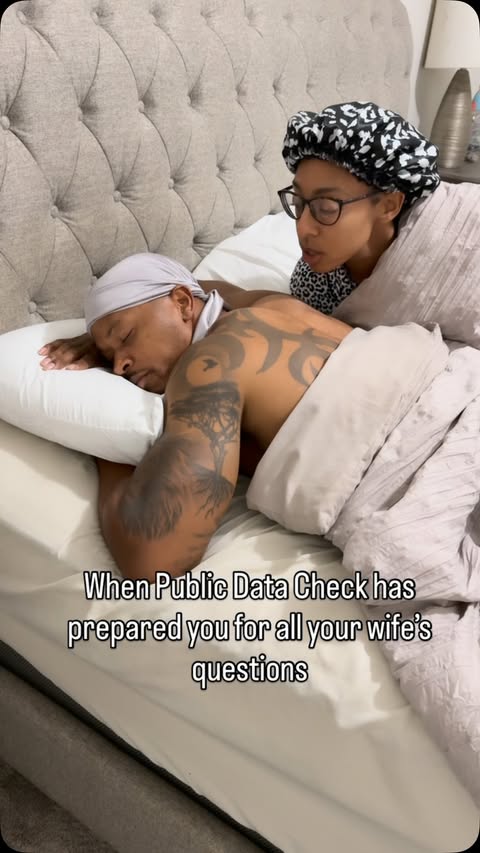 Instagram post by @ced.barlow for Public Data Check. Caption reads: #ad @publicdatacheck Check really out here....