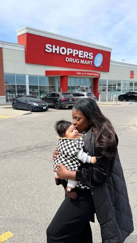 Instagram post by @henrylstephanie for Shoppers Drug Mart. Caption reads: [...] Flow Nipple Shield+ at my local....