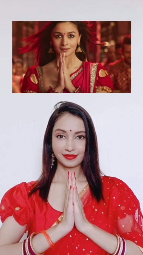 Instagram post by @shital_chitte_official for Dharma Productions. Caption reads: Clear my draft...❤️ Recreate Rani (@aliaabhatt)....