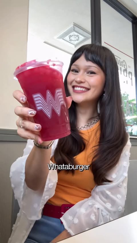 Instagram post by @cowgirlsosa for Whataburger. Caption reads: don’t walk, run to @whataburger for their....