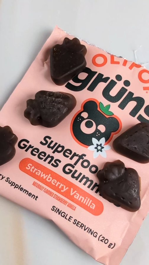 Instagram post by @jaaaaaaaaaaaaaac for Grüns. Caption reads: Grüns partnered up with OLIPOP® to bring their....