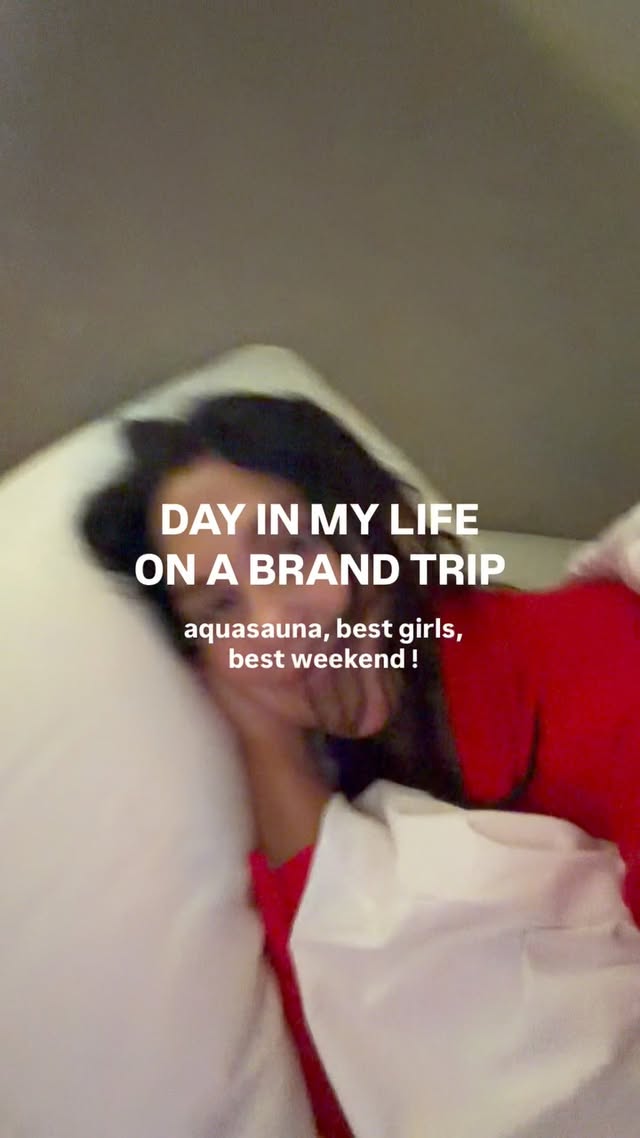 Instagram post by @lizahigginsss for Aquasana. Caption reads: [...] most perfect mom’s weekend away with....