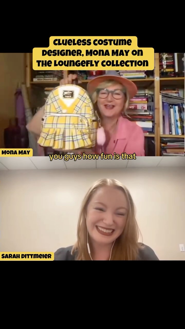 Instagram post by @itsmonamay for loungefly. Caption reads: To celebrate our 30th anniversary Clueless....