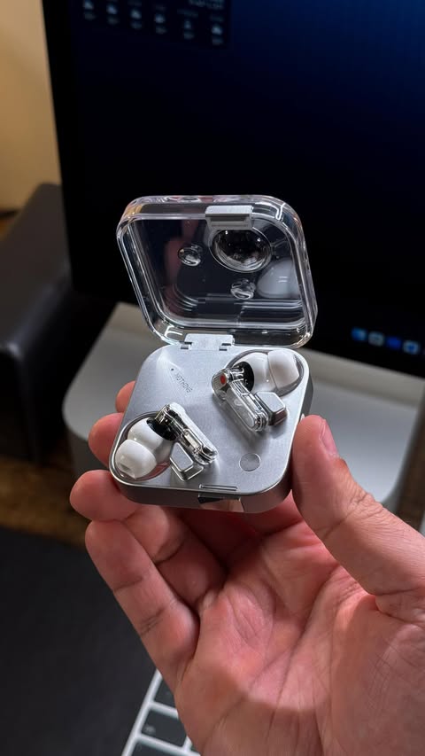 Instagram post by @imaaduuddin for nothing. Caption reads: 🎧 The Future Sounds Like This | Ft. @nothing Ear....