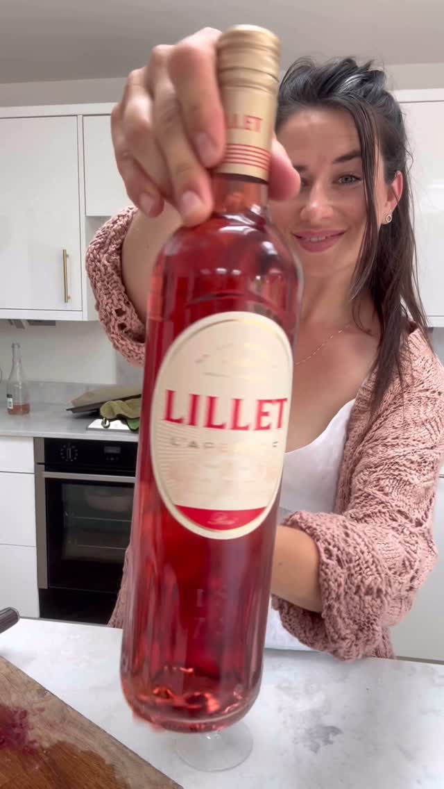 Instagram post by @louiseskitchengarden1 for Lillet. Caption reads: Ad | I hosted my girls this weekend, and we had....