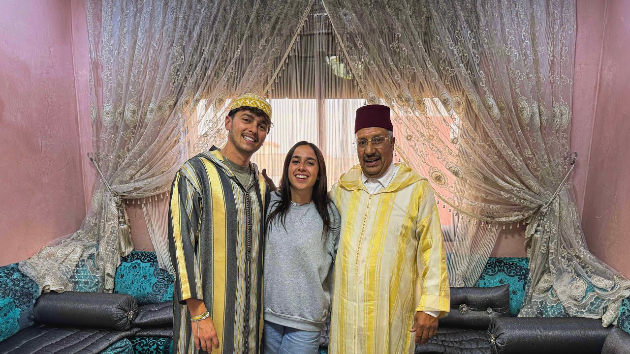 YouTube post by @tomasmasa_ for IPLN. Caption reads: 48 hours with a family in Morocco (Moroccan....