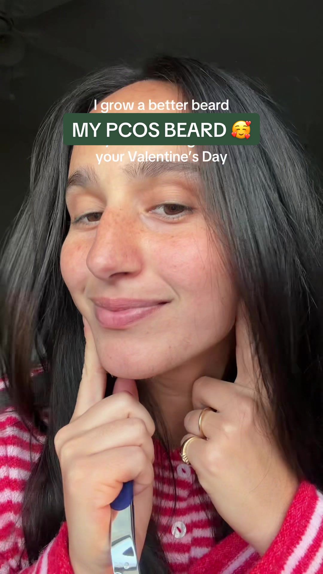 TikTok post by @rachel_muse for Flamingo. Caption reads: [...] this question, the razor I use is the....