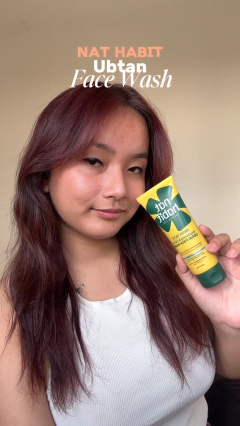 Instagram post by @hennaaaaa_b for Nat Habit®. Caption reads: [...] one’s actually different After using....