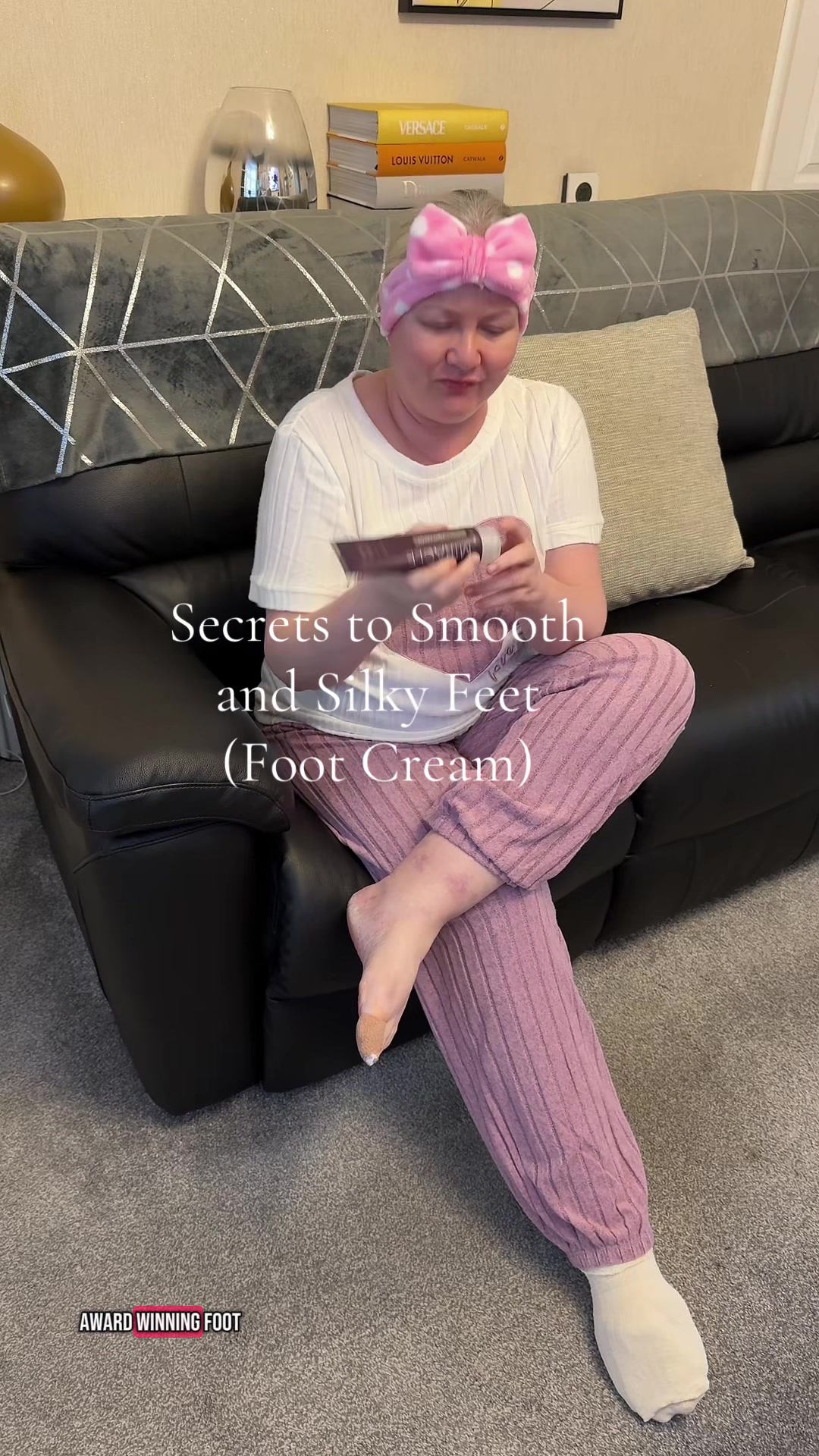 TikTok post by @korynsbeauti for Margaret Dabbs. Caption reads: This is the @Margaret Dabbs London Miracle Foot....