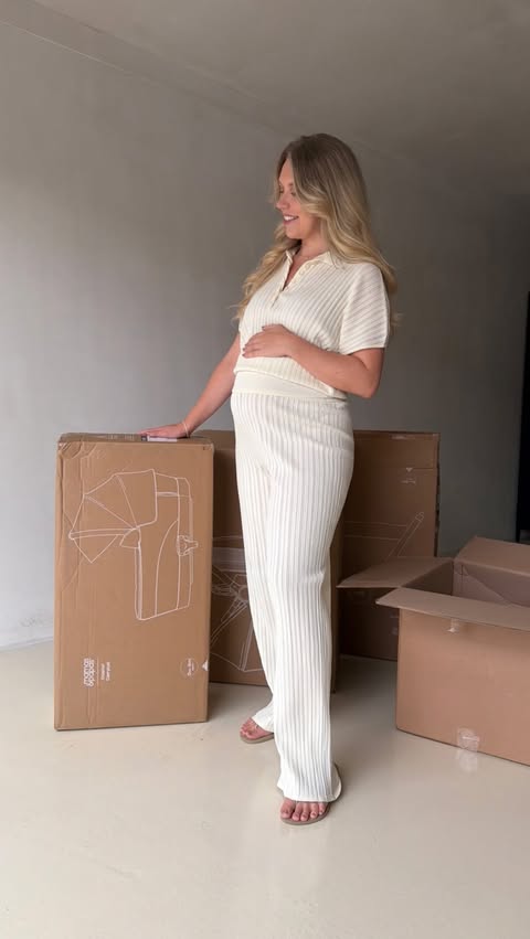 Instagram post by @freyafarrington1 for Mamas & Papas. Caption reads: Unbox our first big baby delivery! 🥹👶🏼🤍 It’s....