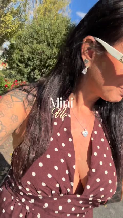 Instagram post by @js_thestylishinsider for Beachsissi. Caption reads: [...] Wearing this polka dot dress from....