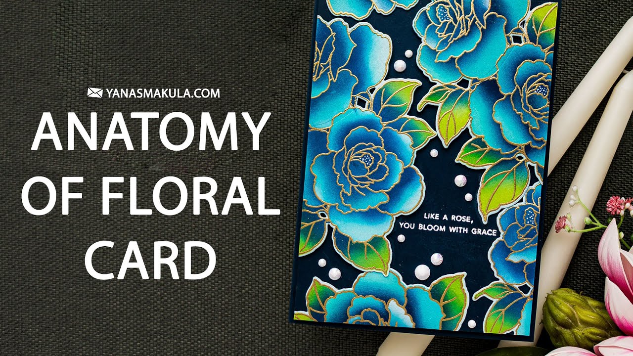 YouTube post by @Yana.Smakula for Spellbinders Paper Arts. Caption reads: Anatomy of WOW Card.