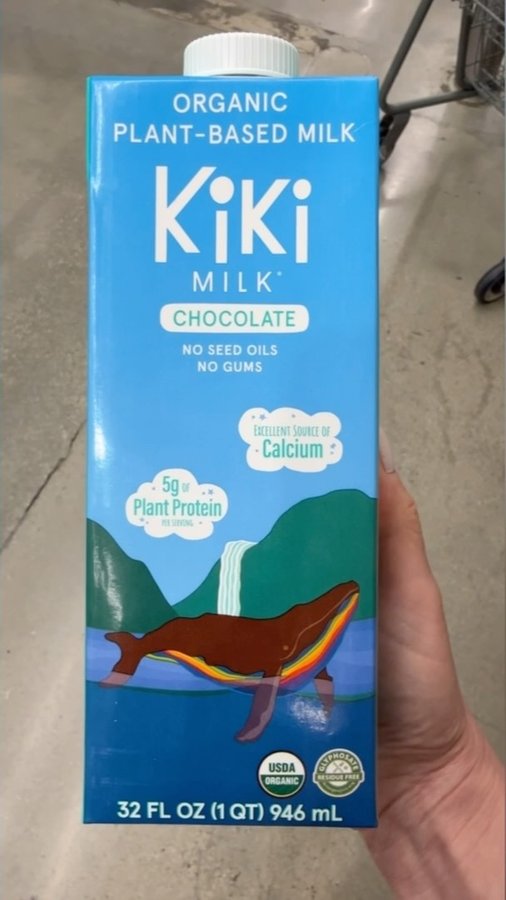 Instagram post by @lifeisbutadish for Kiki Milk. Caption reads: Check out all three flavors of @kikimilkco at....