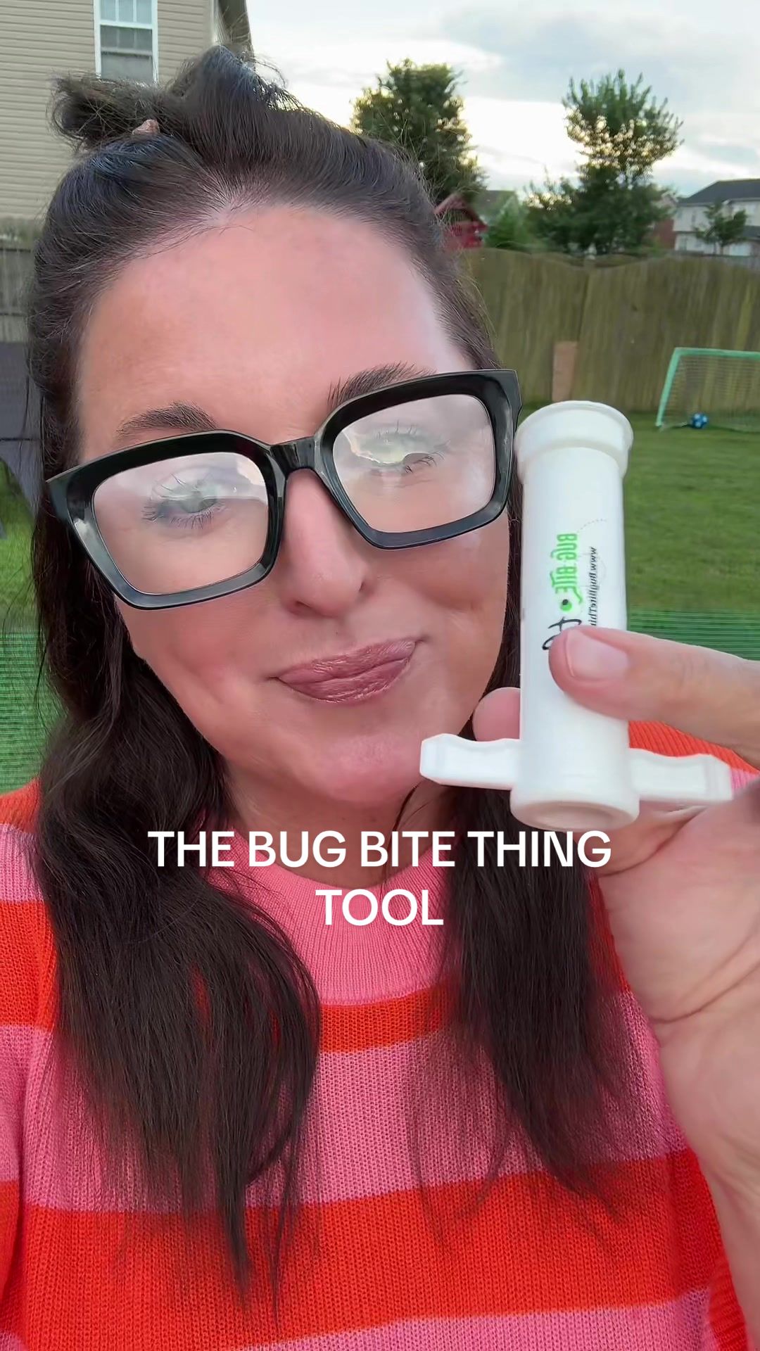 TikTok post by @carahellis for Bug Bite Thing. Caption reads: I’d pay triple for this Bug Bite Thing suction....