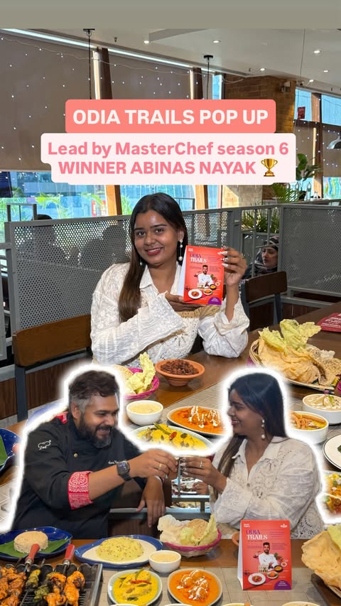 Instagram post by @k.shahhhhh_ for Barbeque Nation. Caption reads: Bringing the true authentic flavours of Orissa,....