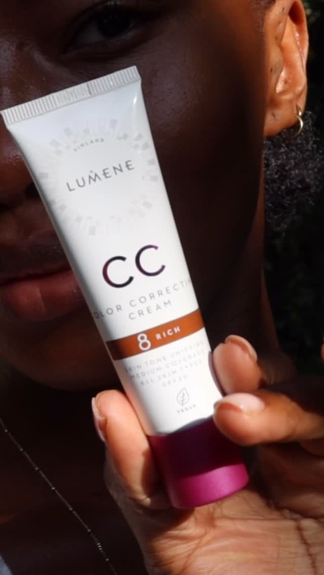 Instagram post by @chymills_ for LUMENE. Caption reads: [...] glow, made simple. I’ve been loving the....