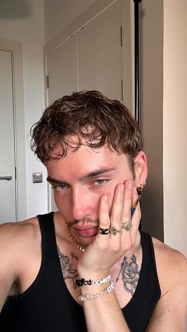 Instagram post by @christopher_grave for GLAAD. Caption reads: [...] you their new ever growing Insta-Dri x Glaad....