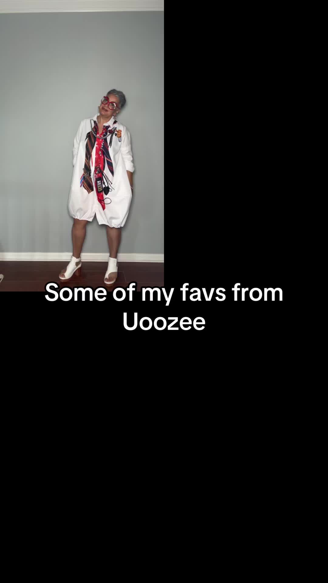TikTok post by @carmenx1968 for uoozee. Caption reads: These are some of my favs from @UOOZEE #uoozee....