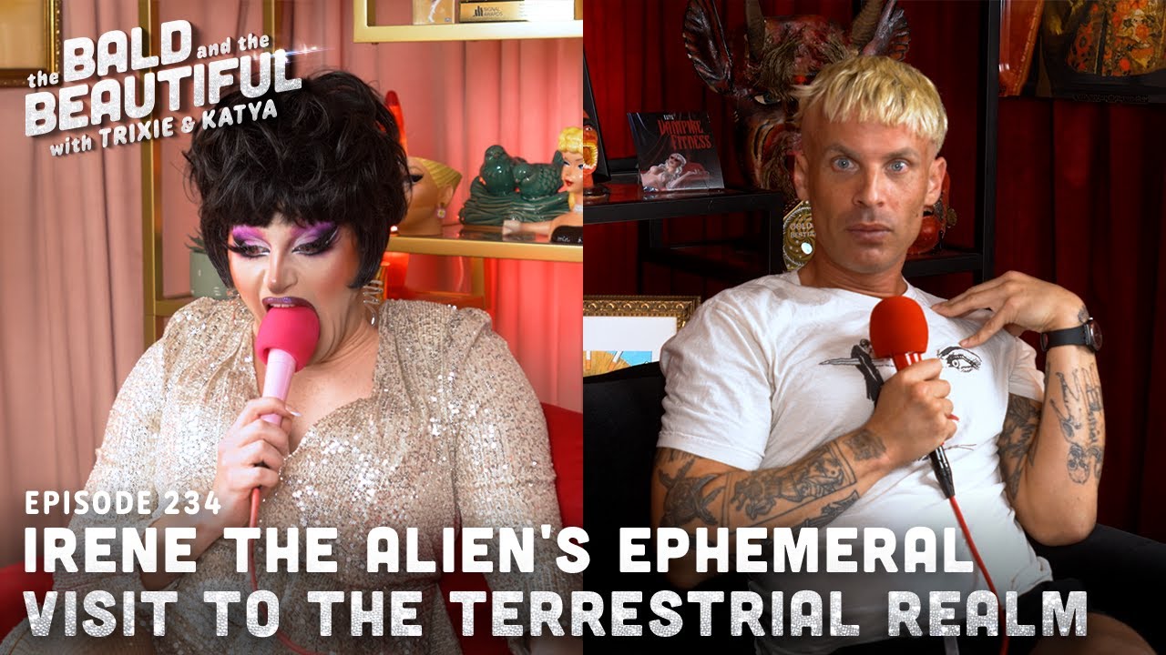 YouTube post by @trixiekatya9323 for Leesa. Caption reads: Irene The Alien's Ephemeral Visit to the....