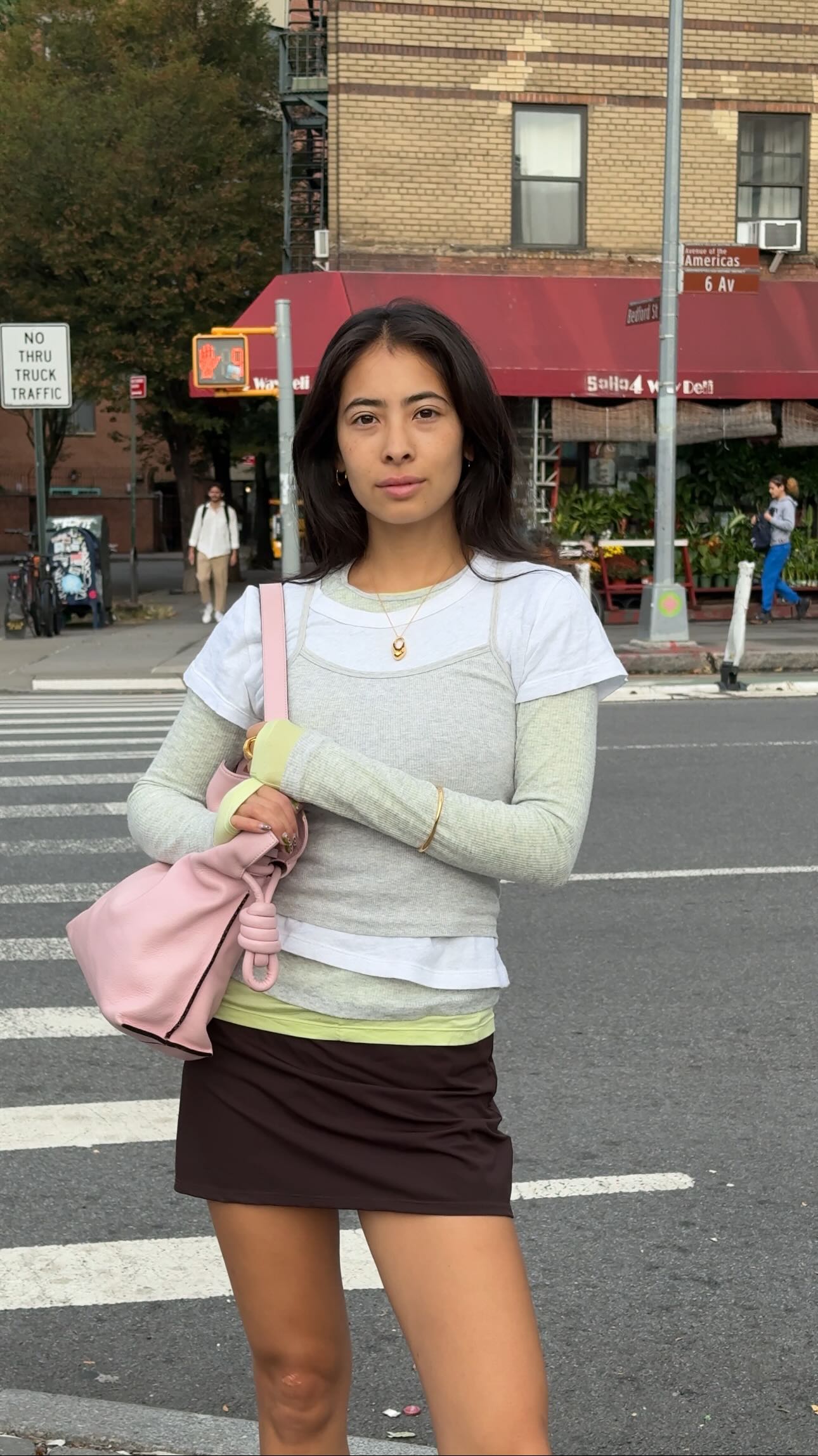 Instagram post by @himichelleli for Monica Vinader. Caption reads: down-to-earth every day with 🪡 @monicavinader’s....