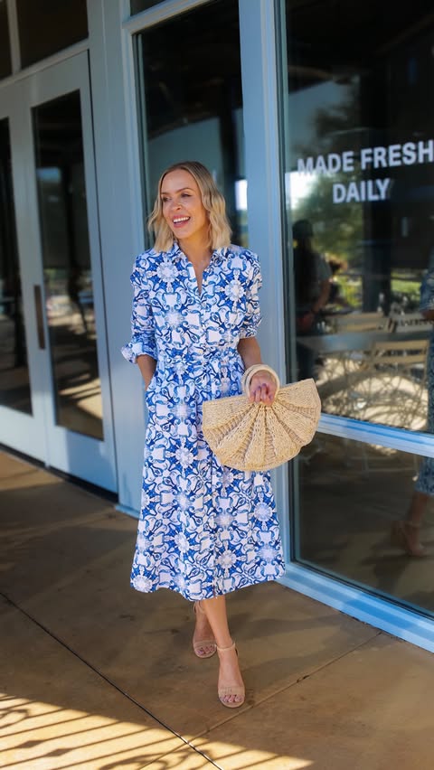Instagram post by @lombardandfifth for J.Jill. Caption reads: [...] Walking into easy early summer style in....