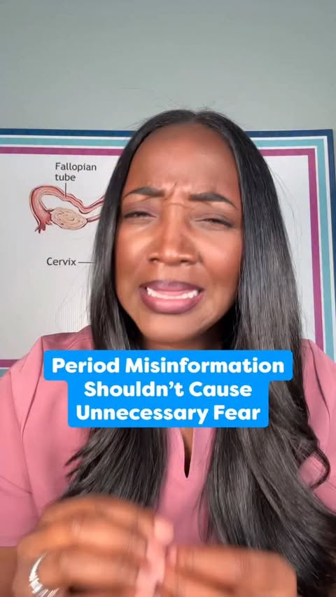 Instagram post by @theperioddoctor for Always. Caption reads: #Always_Ad @always_brand Misinformation about....