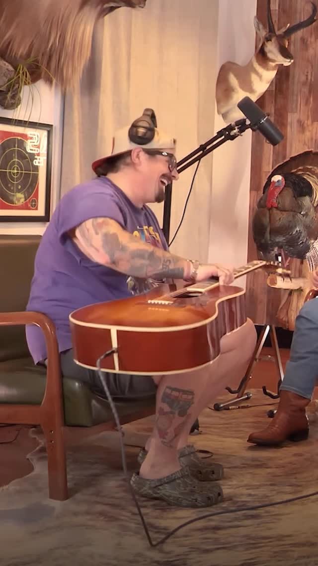 Instagram post by @thegodscountrypodcast for Tecovas. Caption reads: A Gravorite that can only be done by @hardy. We....