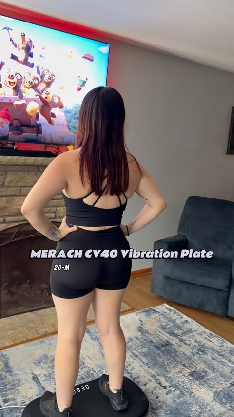 Instagram post by @marqee.macaulley for Merach. Caption reads: Only 20 minutes? No worries! @merachfit #merach....