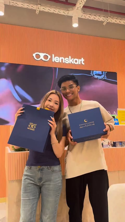 Instagram post by @daniel_bernardo22 for lenskart. Caption reads: [...] more clearly ✨ Special offers now at....