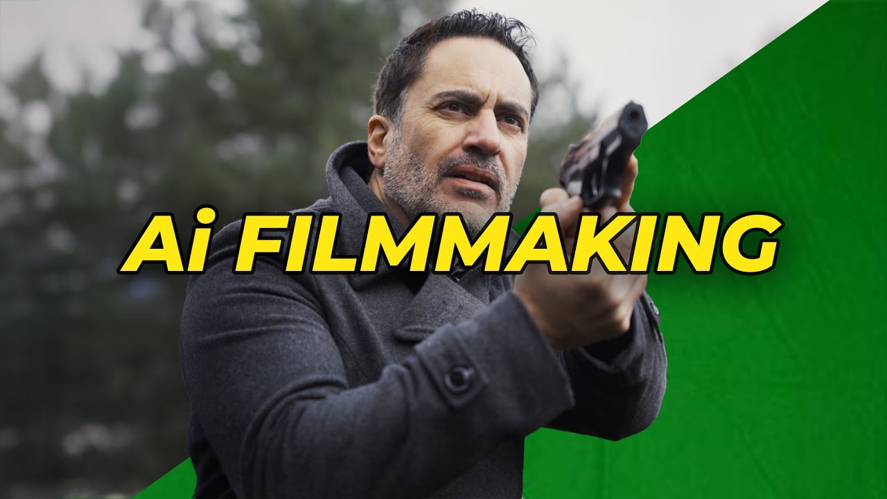 YouTube post by @_jonkent for Dehancer. Caption reads: 3 Ways to use Ai with REAL Filmmaking.