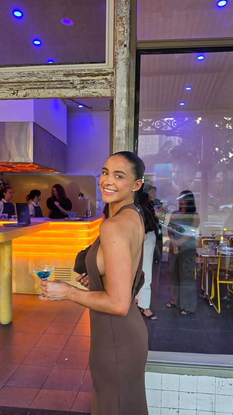 Instagram post by @melaniesutherland for Samsung. Caption reads: [...] worthy of a VERY exciting launch of....