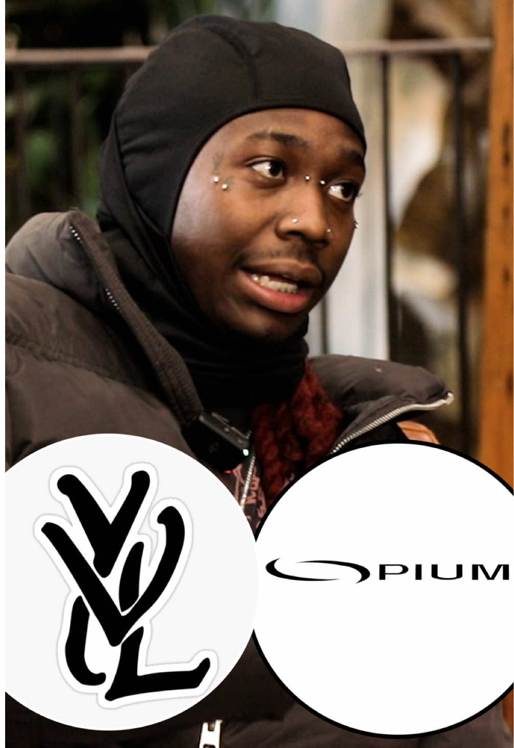 TikTok post by @kidstakeover for DistroKid. Caption reads: The difference between the YVL label & Opium....