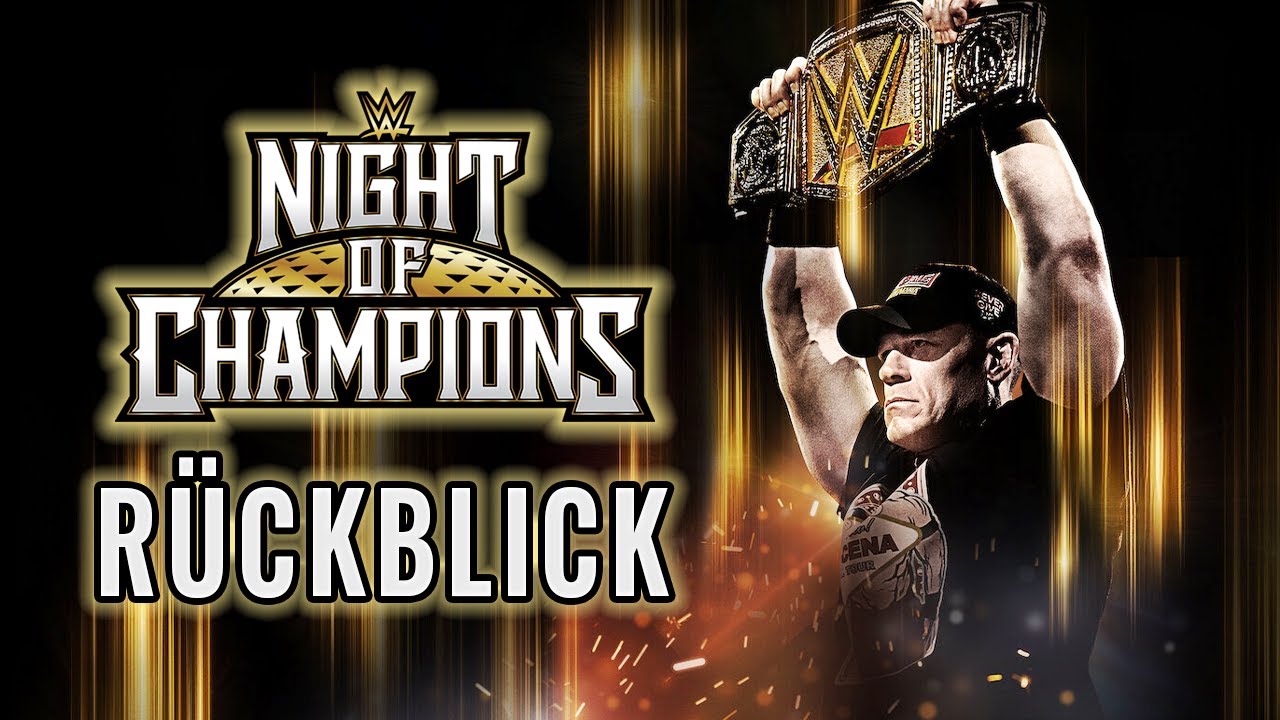 YouTube post by @MartinGuerrero for Smilodox. Caption reads: WWE Night of Champions 2025 REVIEW / RÜCKBLICK.
