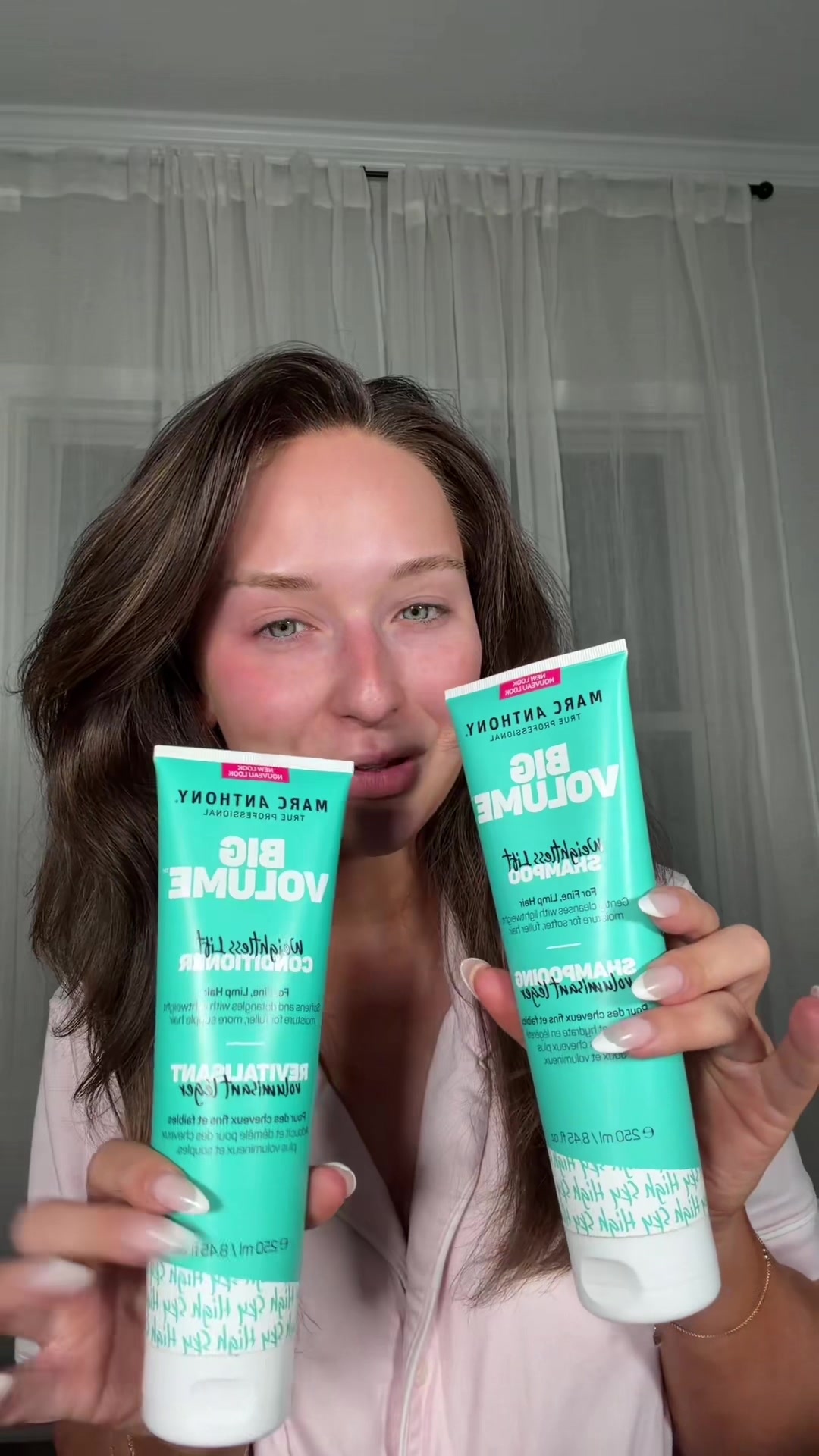 TikTok post by @shelbyannbell for Marc Anthony Türkiye. Caption reads: Bestie don’t say I never gave you my hair secrets!....