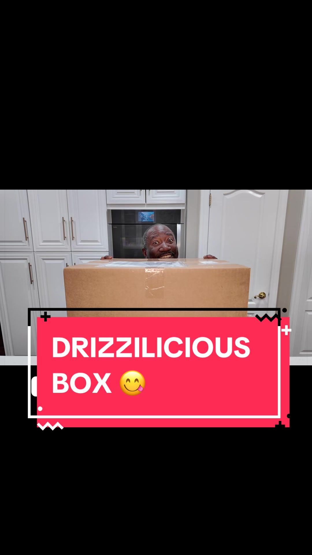 TikTok post by @chefambeezy for Drizzilicious. Caption reads: For those asking about his @Drizzilicious box!....