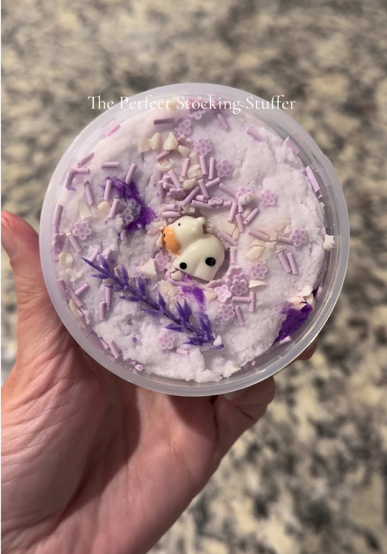 TikTok post by @brittanyskeans1221 for Peachybbies. Caption reads: [...] #cloudslime #slimetok #toys #asmr....