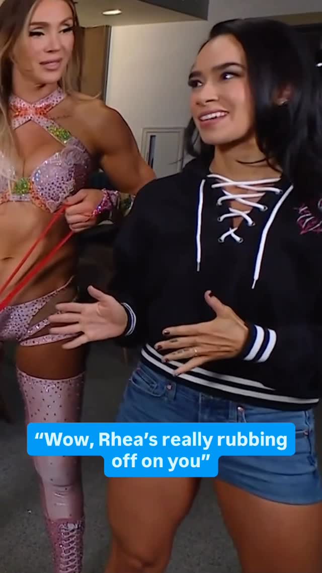 Instagram post by @charlottewwe for WWE. Caption reads: This team has full faith that @charlottewwe will....