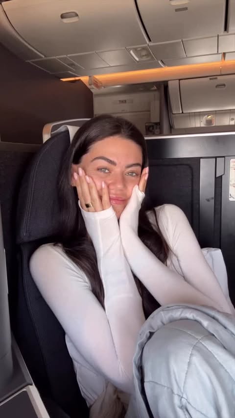 Instagram post by @emilycanham for British Airways. Caption reads: AD A world to yourself with....