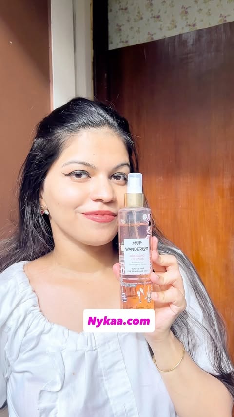 Instagram post by @mohtakhushi for Nykaa Wanderlust. Caption reads: #Ad ✨ Meet the Nykaa Wanderlust Dreaming of Paris....
