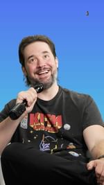 Instagram post by @alexisohanian for Adweek. Caption reads: Welcome to the very first episode of Resume ⏪....