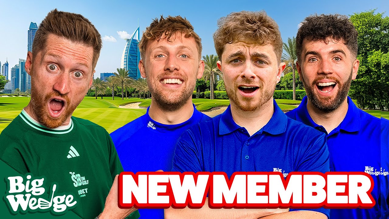 YouTube post by @SebOnGolf for Wise. Caption reads: ChrisMD joins Big Wedge! .
