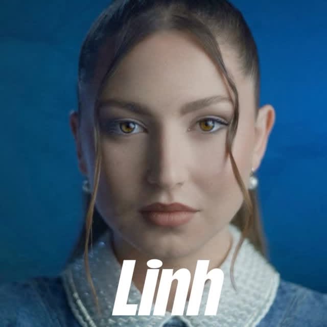 Instagram post by @linhofficiel for Deezer. Caption reads: @deezerfr 🤝 @linhofficiel 

Linh, la nouvelle....